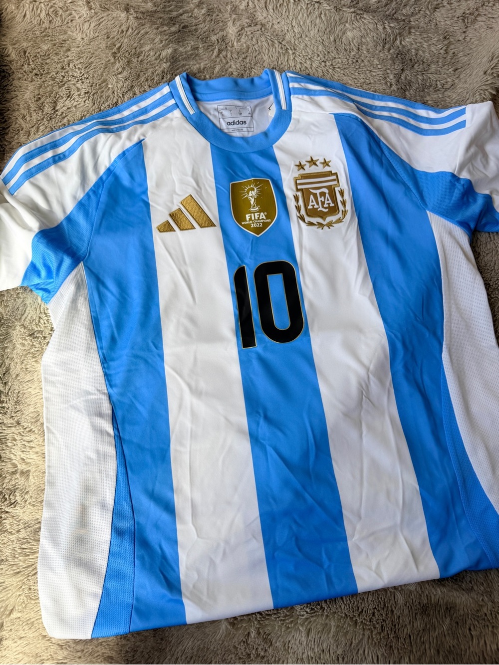 NEW MESSI Argentina 2024 ADIDAS JERSEY Home Football Soccer #10 100%AUTHENTIC